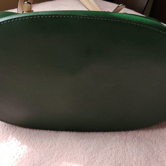 Leather hunter green Michael Kors Satchel - Picture 3 of 4